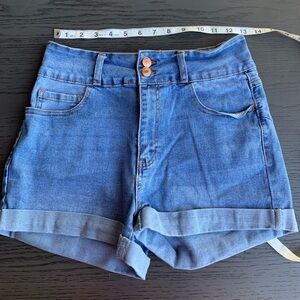 Forever 21 Classic Blue Denim Shorts